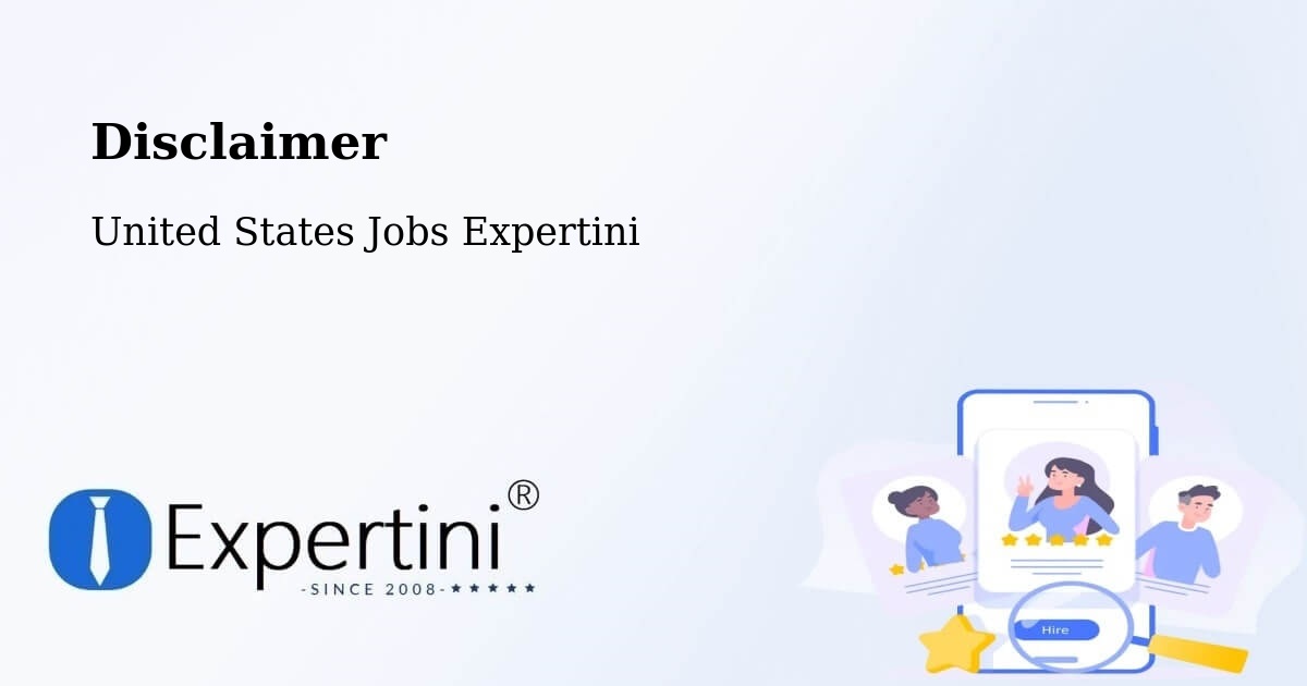 Disclaimer – Merced - United States Jobs Expertini
